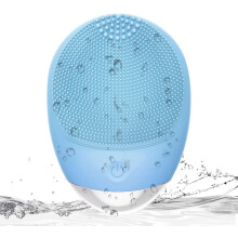 Chronus Facial Cleansing Brush, 3-in-1 Electric Soft Silicone Waterproof Face Scrubber, USB Rechargeable IPX7 Waterproof Sonic Vibrating Face Brush