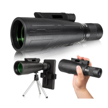Monocular de Alta Definição 30X50 Prisma Bak-4 de Alta Potência e Monocular de Lente Fmc para Smartphone Adequado para Observação de Aves/Vida
