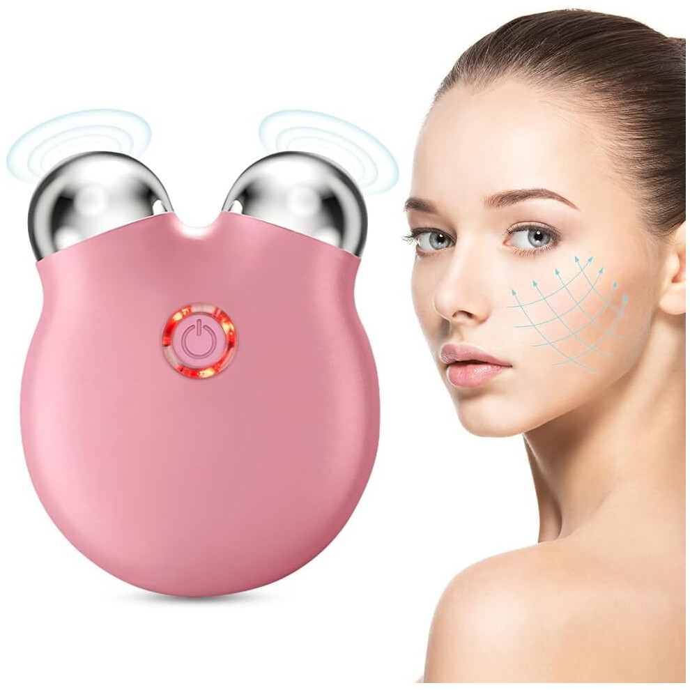 Chronus Microcurrent Facial Device, Microcurrent Face Device Roller, Microsculpt Device For Face, Facial Massager, Mini Face Lift Device, Double Chin