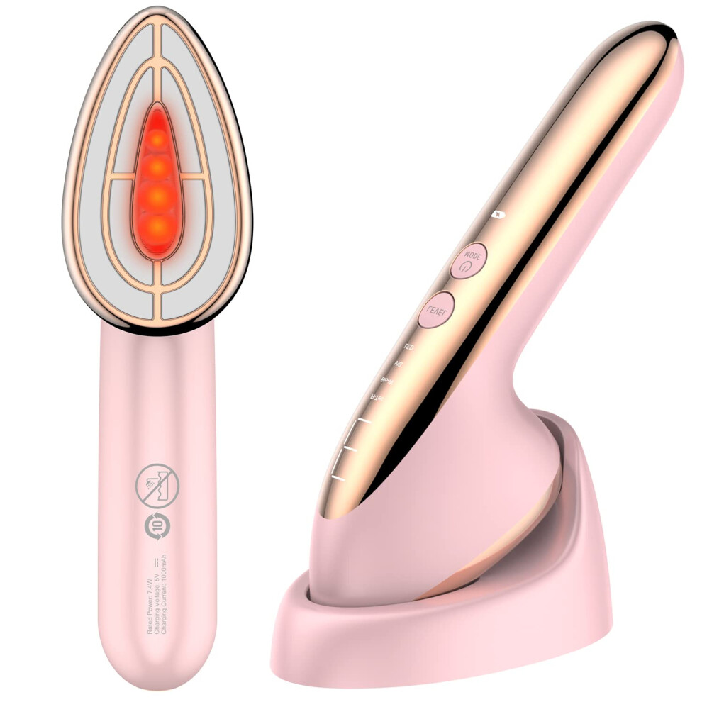 Chronus Pink Professional Facial Massager Electric Cordless High Frequency Machine For Face