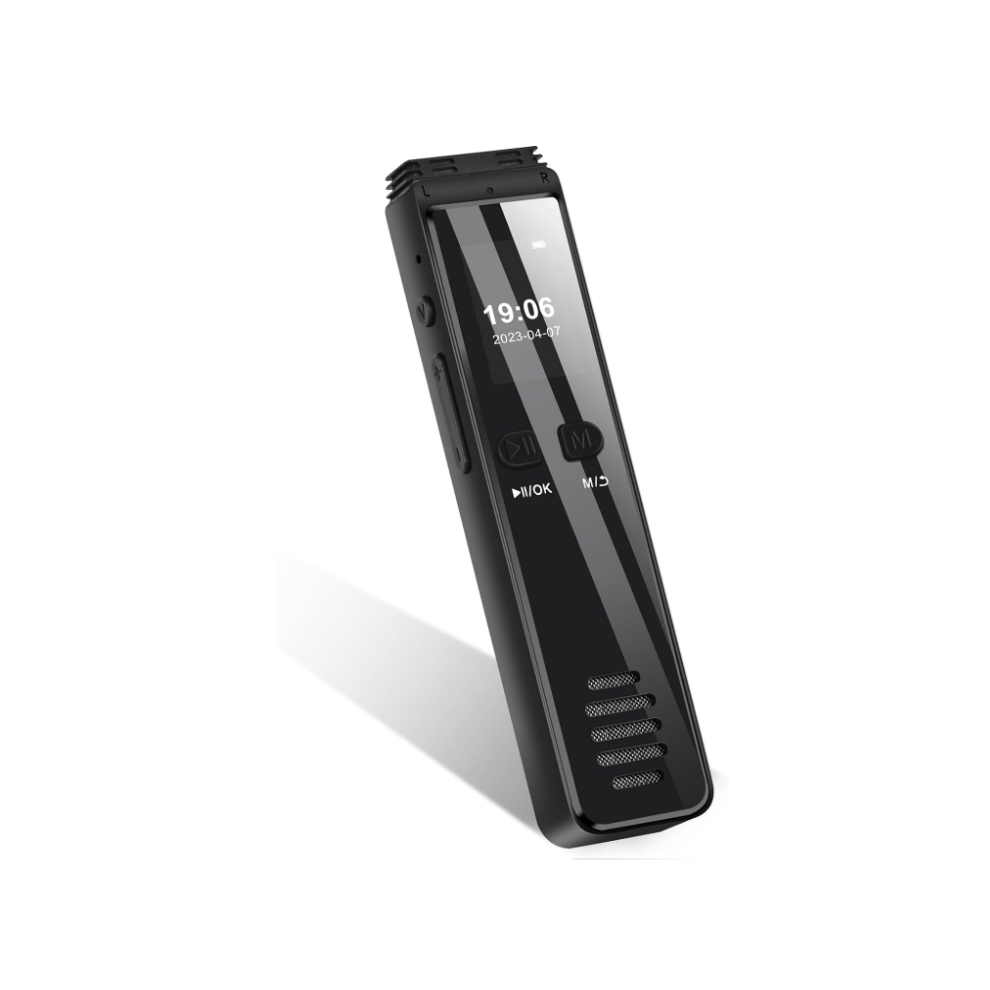 Chronus Voice Activated Digital Audio Recorder USB Pen Phone Call Recording A Key Fast REC 3072Kbps Mp3 Play for Lecture Meeting(Black)-image-OPC-PF2KP9X-NEW