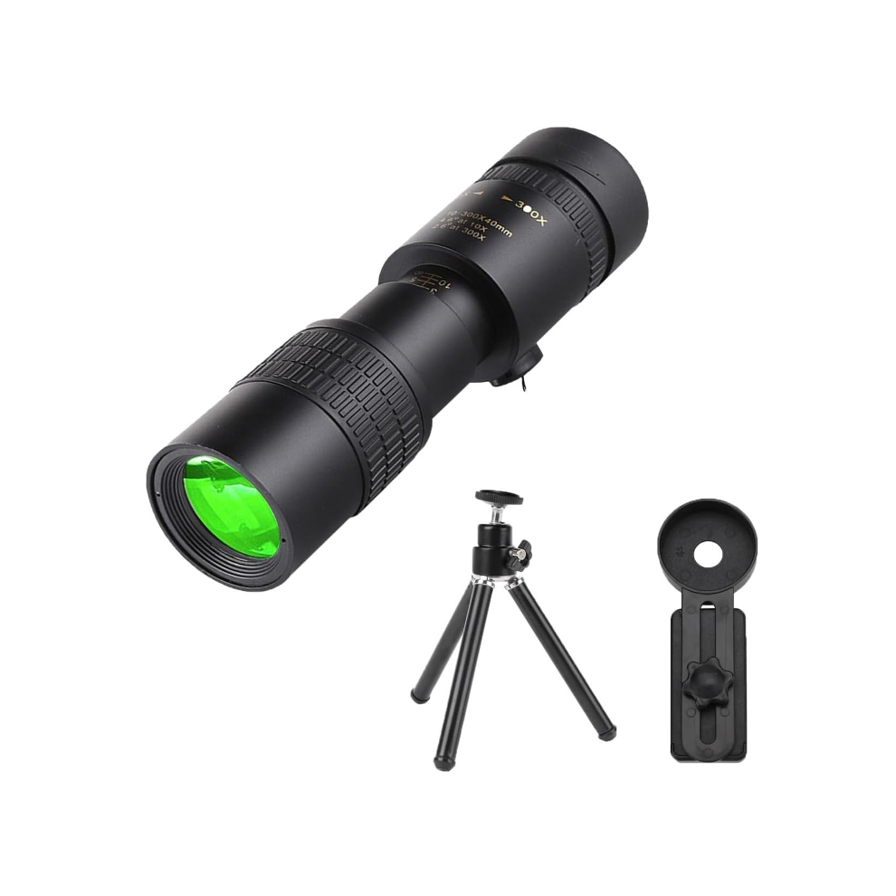 Chronus Monocular Telescope For Adult High Powered,With Bak4 Prism&Fmc Lens, For Olympics, Concerts, Birdwatching, Stargazing.(Black) Black 6976919884977