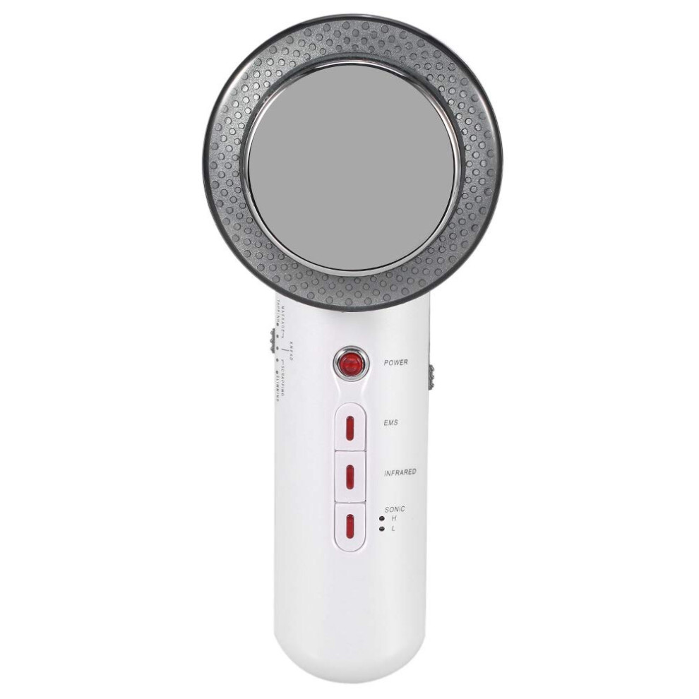 Chronus White Ultrasonic Beauty Instrument Multifunctional Adjustable Ems Infrared Body Massager Ultrasonic Cavitation