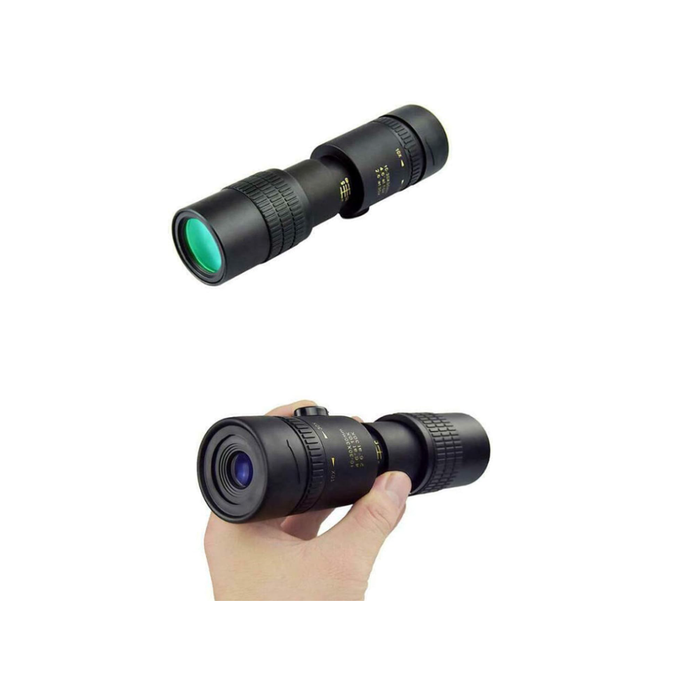 Chronus Super Telephoto Zoom Monoculars - 4K 10-300X40mm Waterproof And Anti-Fog Night Vision Monoculars, Equipped With Smartphone Holder And 6976919884991