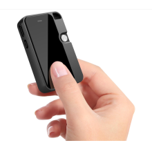 Hlasový záznamník 32GB magnetické zariadenie na záznam hlasu kompatibilné so smartfónom s počítačom Windows iOS Black
