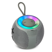 Chronus Shower Speaker, IPX4 Waterproof Speaker Dual Pairing 15W Loud Sound Portable Bluetooth Speakers for Outdoor Party Camping Travel (Gray)