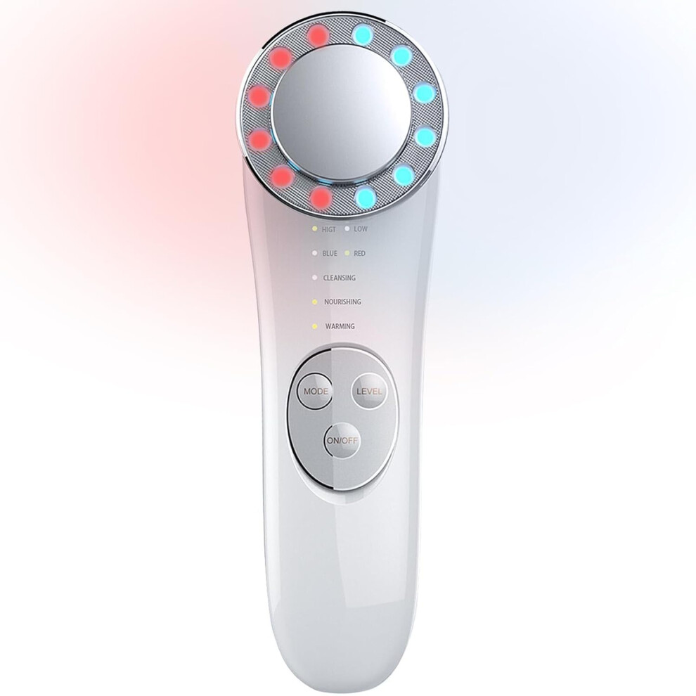 Chronus White Microcurrent Facial Device Face Massager Facial Massager Face Roller Tools For Skin Care