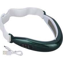 Electric V Face Machine, Adjustable Double Chin Reduce Vibration Face Lifting Firming Device for Face Beauty - green
