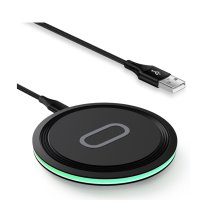 Chronus 15W Wireless Charger Pad - Fast 15W for Samsung Galaxy S24/S23/S22/S21/S20 Ultra and Note 20-8, Z Fold/Flip, Pixel & iPhone