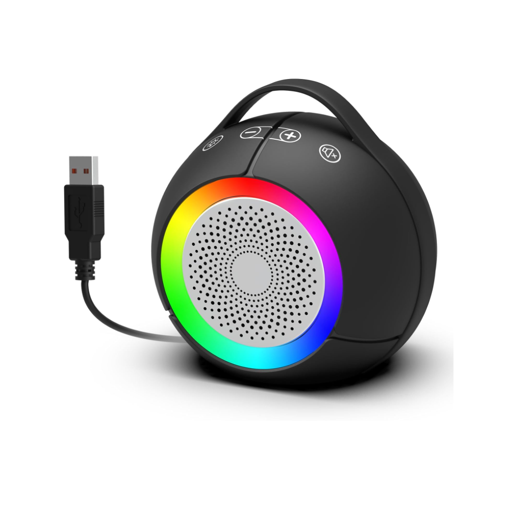 Chronus Usb Computer Speakers For Desktop Pc, Ultra-Clear Sound, Loud Volume, Deep Bass, Touch Control, Compatible With Windows, Macos, 6976919879836