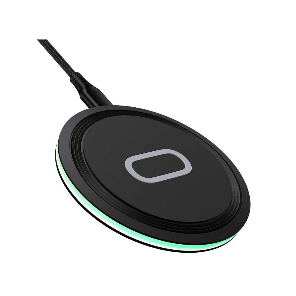 Chronus Wireless Charger, 15W Fast Wireless Charger Pad For Google Pixel 8 Pro 8 7 Pro 7A 6 5 4 Xl, Samsung Galaxy S24 S23 Ultra S22 Ultra S21 Fe S20