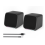 Computer Speakers,Computer Speakers for Desktop PC,Desktop Speakers,Small Computer Speakers USB Powered 3.5mm Aux Speaker for PC,Laptop,Phone(Black) 1