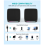 Computer Speakers,Computer Speakers for Desktop PC,Desktop Speakers,Small Computer Speakers USB Powered 3.5mm Aux Speaker for PC,Laptop,Phone(Black) 2