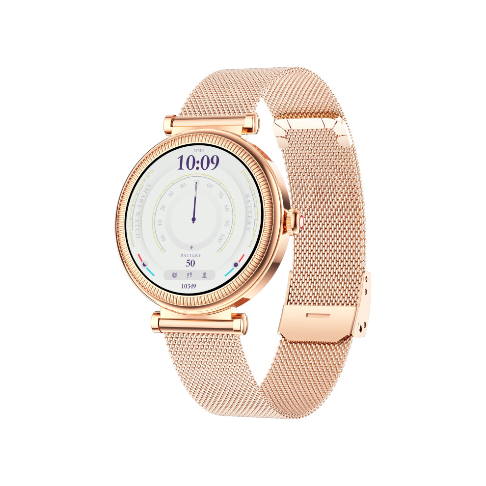 Chronus Smartwatch 1.27 Inches Bluetooth Call 100+ Sports Modes Health Monitoring - Rose Gold 6976919883031