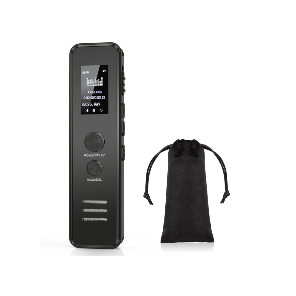 Chronus 32GB Voice Recorder with Playback, 1536kbps Audio Recorder with Automatic Noise Reduction, USB-C Data Interface, and Password-image-OPC-PF2KPJD-NEW