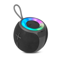 Chronus Shower Speaker, IPX4 Waterproof Speaker Dual Pairing 15W Loud Sound Portable Bluetooth Speakers for Outdoor Party Camping Travel (Black)