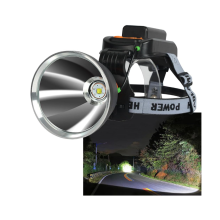 Rechargeable Headlamp Flashlight Super Bright Headlamps for Long Distance, USB Charging for Your Devices, Perfect for Outdoor Fishing, Camping(Black)
