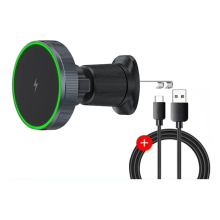 Magnetic Wireless Car Charger Mount, Fast Charging Air Vent Magnet Accessories Car Phone Holder(Black)