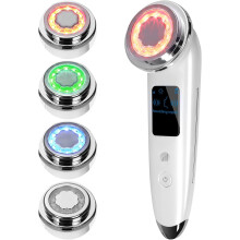 Face Massager Electric Face Lifting 4 in 1 Facial Massager Anti Aging Skin Tightening Firming Skin Care Tools - White