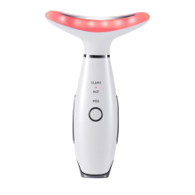Chronus Neck Face Massager, Facial Massager for Double Chin, 3 Modes, Face Sculpting Tool with Vibration - White