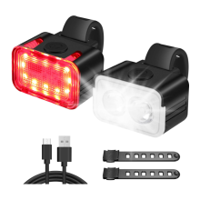 Luzes de Bicicleta Super Brilhantes para Passeios Noturnos Recarregável Por Usb Modo 5 6 Acessórios de Bicicleta À Prova D'Água Ipx6 para