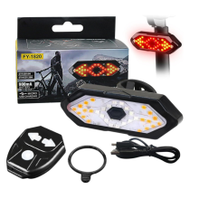 Bike Light Bike Indicators Bike Rear Light Bike Lights Back for Night Riding(Black)