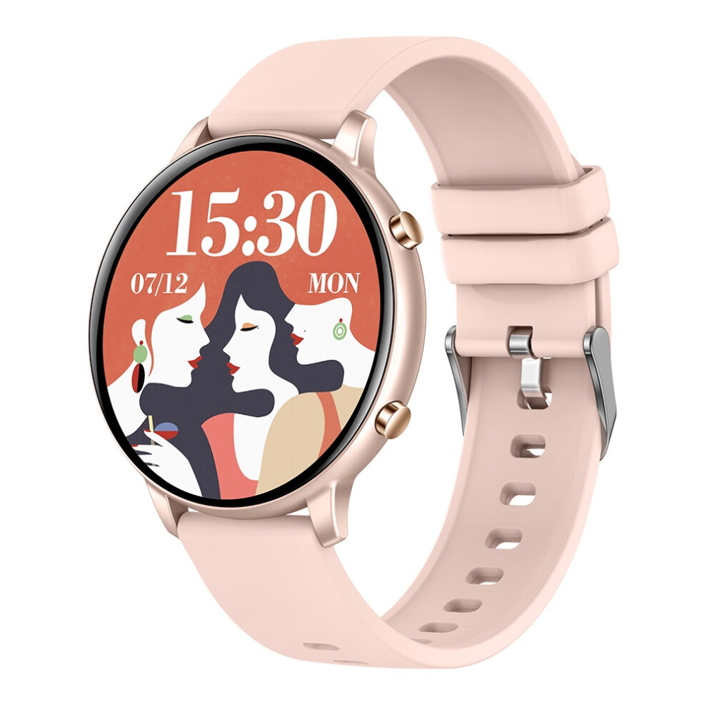 Chronus Smart Watch(Answer/Make Calls), 1.39” Bluetooth Smartwatch For Android Ios, Outdoor Fitness Tracker With Health/Sleep Monitor - Pink 6976919877634