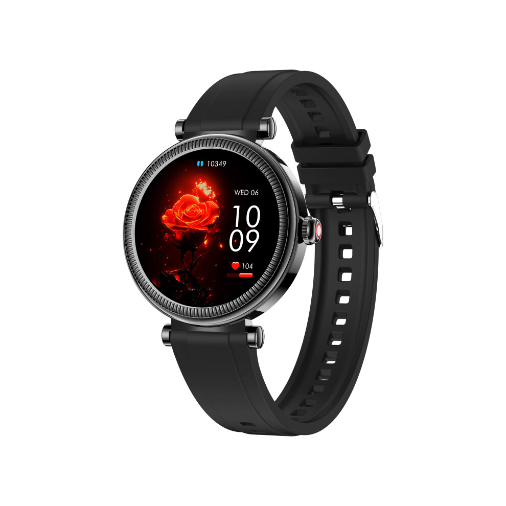 Chronus Smartwatch 1.27 Inches Bluetooth Call 100+ Sports Modes Health Monitoring - Black 6976919883017