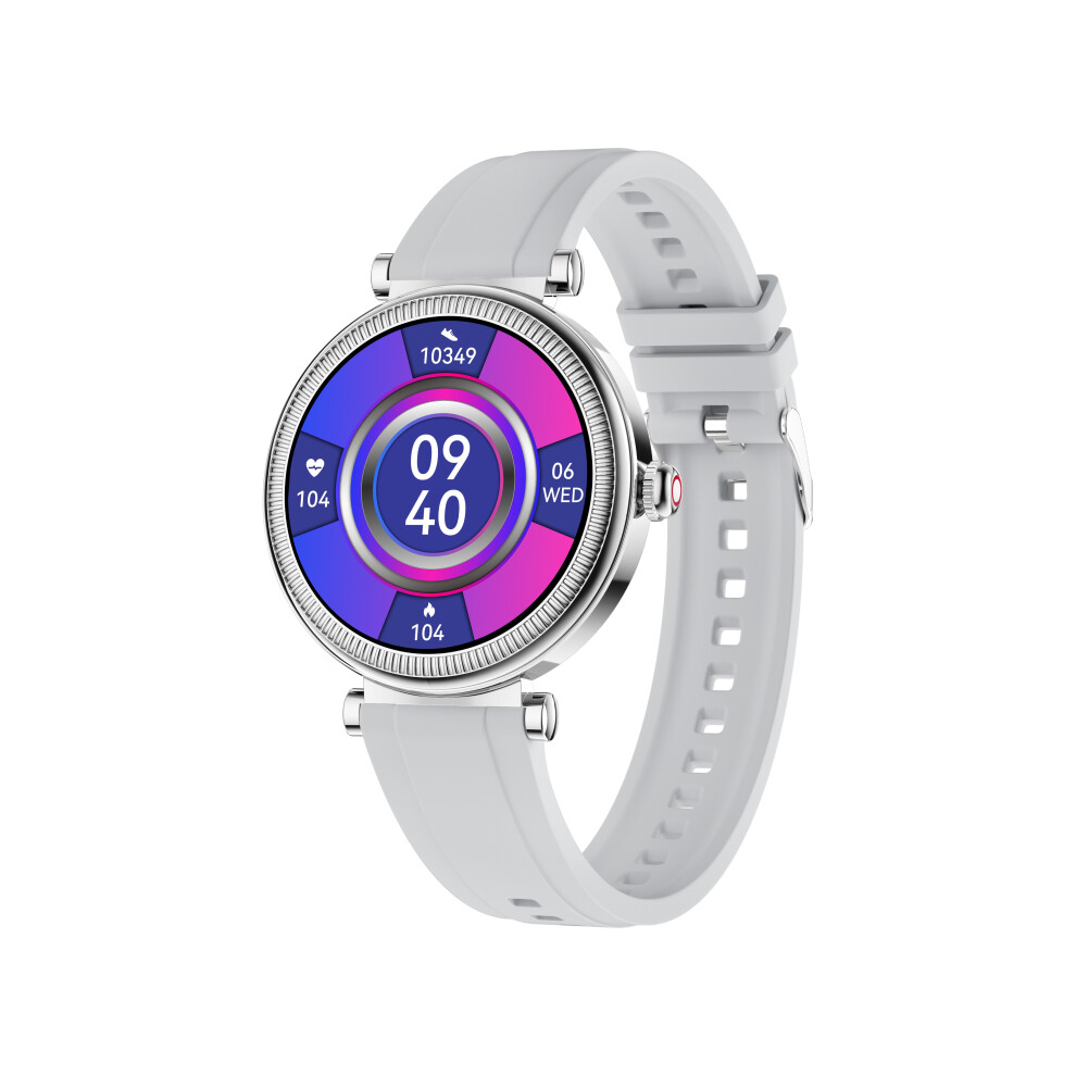 Chronus Smartwatch 1.27 Inches Bluetooth Calling 100+ Sports Modes Health Monitoring - Silver 6976919883024