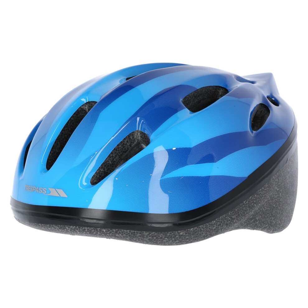 (44/48cm, Dark Blue) Trespass Childrens/Kids Cranky Cycling Safety Helmet