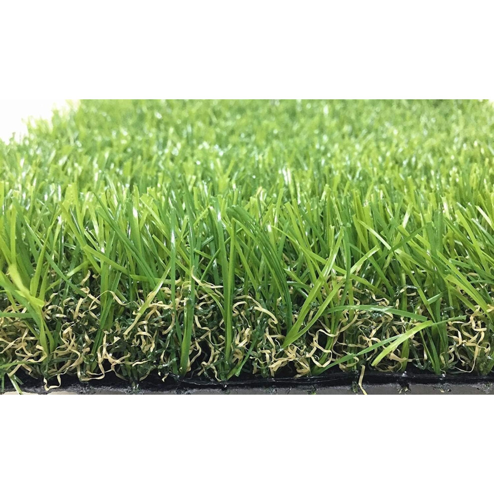 (3m, 3m) 40mm Artificial Grass- Realistic Looking Lawn Turf