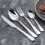 Cutlery Set, BEWOS 16 Piece Stainless Steel Flatware Set 3
