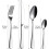 Cutlery Set, BEWOS 16 Piece Stainless Steel Flatware Set 6