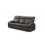 Cinema Grey Electric Leather 3+3 Recliner Sofa Set With Two Cup Holders 2