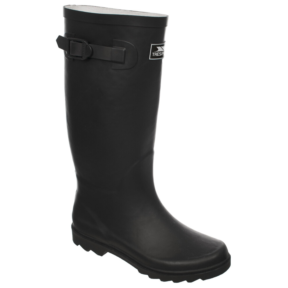 (11 UK, Black) Trespass Recon X Mens Waterproof Rubber Wellington Boots