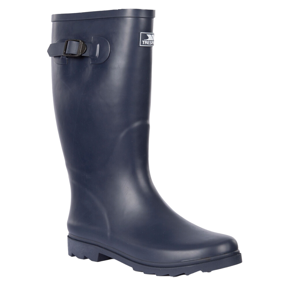 (8 UK, Navy) Trespass Recon X Mens Waterproof Rubber Wellington Boots