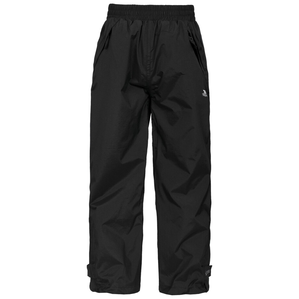 (11/12 Years, Black) Trespass Childrens/Kids Echo Waterproof Trousers