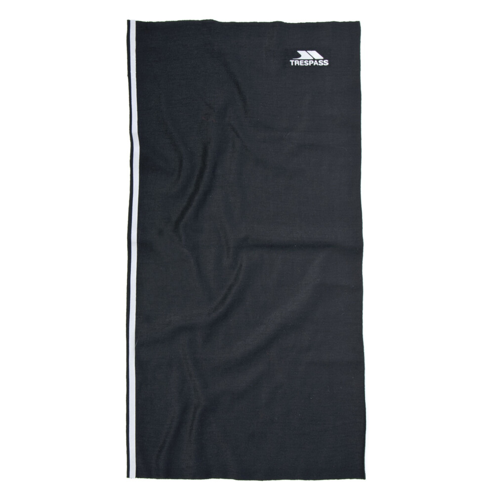 (One Size, Black) Trespass Mens Quay Multifunctional Neck Gaiter / Snood / Scarf