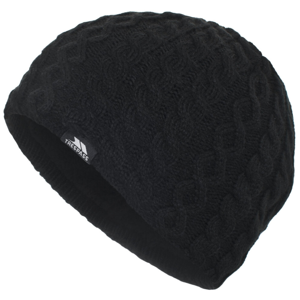 (One Size, Black) Trespass Womens/Ladies Kendra Beanie Hat