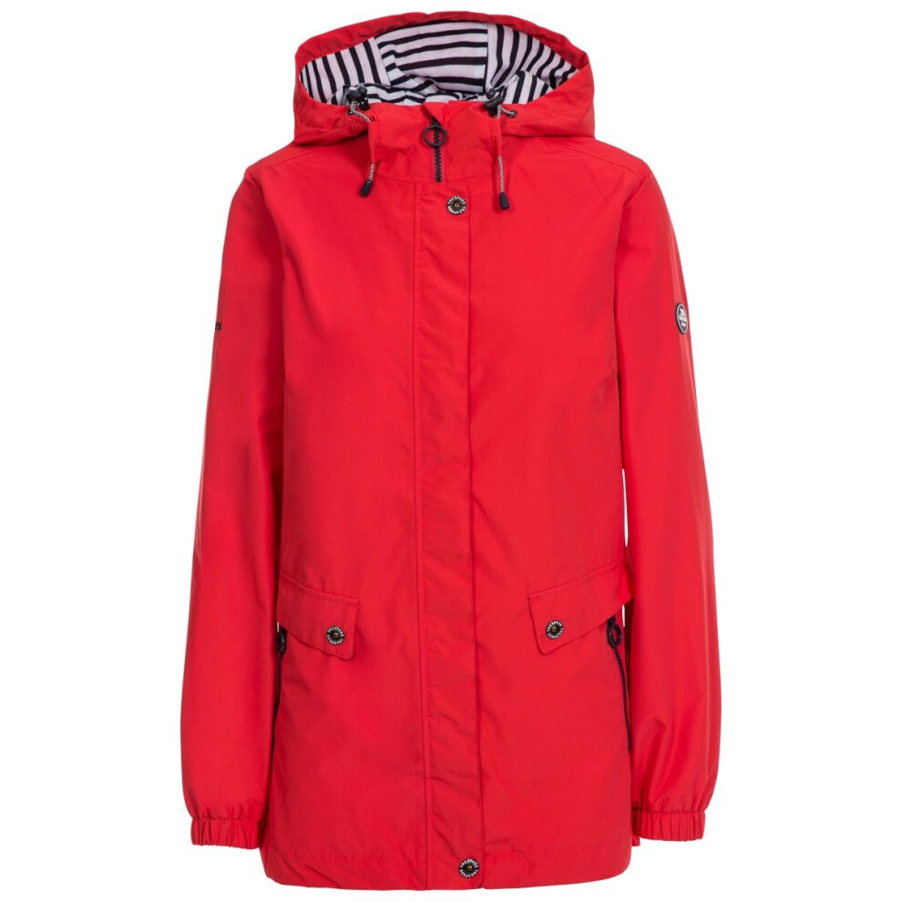 Trespass Womens/Ladies Flourish Waterproof Jacket (Red) - Size 2XS - Image 3