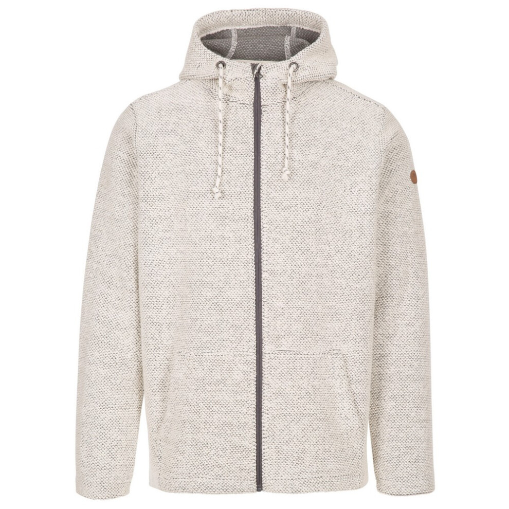 (XL, Off White Marl) Trespass Mens Scawton Zipped Hoodie