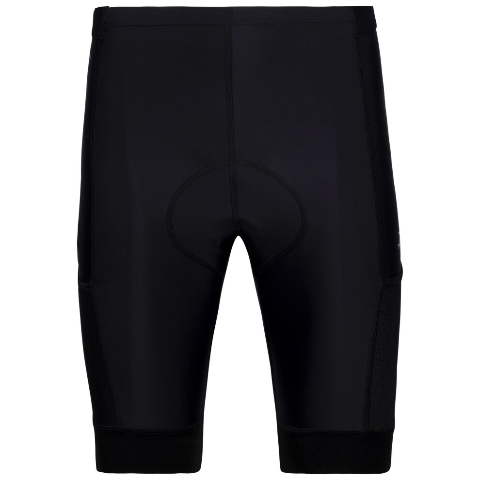 Men's Trespass Mens Navar TP75 Active Cycling Shorts - Black - Size: 39/38/32