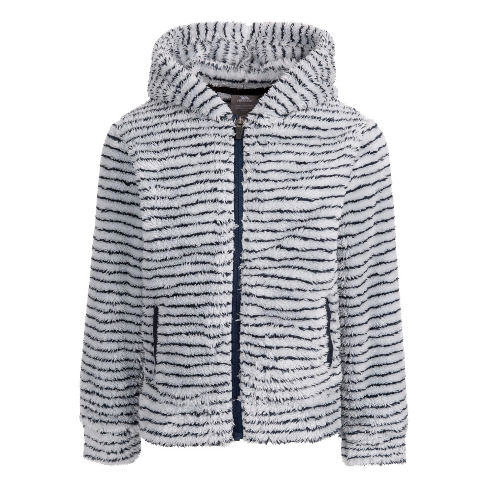 Trespass Childrens/Kids Wonderful Stripe Fleece Jacket - Navy - Size: 5 years/6 Years