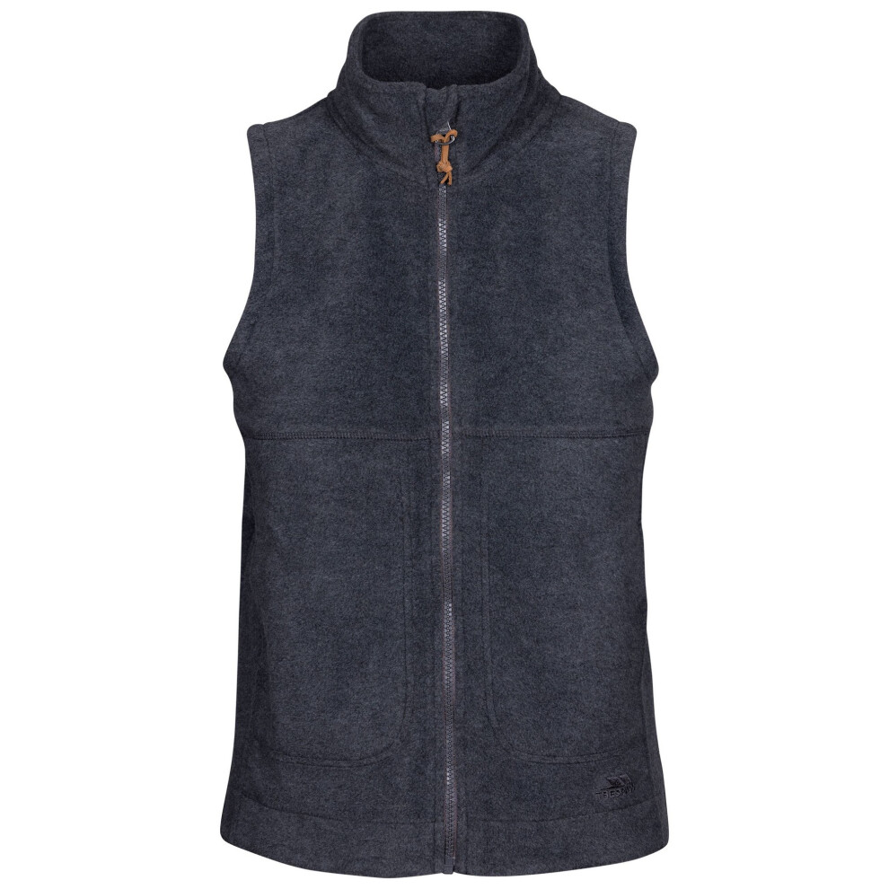 (14 UK, Dark Grey Marl) Trespass Womens/Ladies Talkative Fleece AT200 Gilet