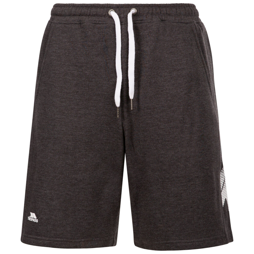 (L, Dark Grey) Trespass Mens Lance Marl Shorts