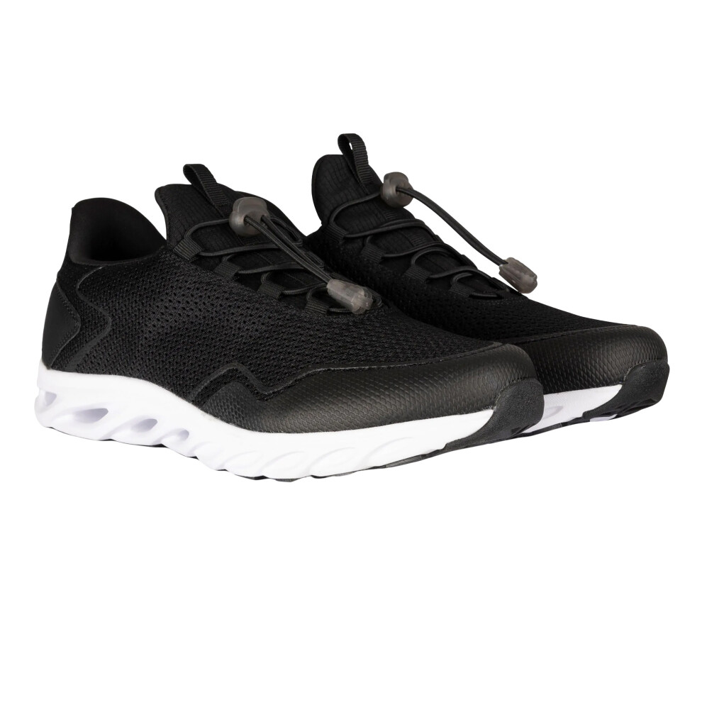 Trespass Unisex Adult Kai Water Trainers - Black - Size: 4/4