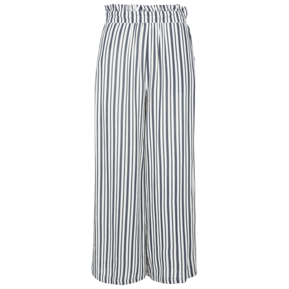 (L, Navy) Trespass Womens/Ladies Kenya Striped Wide Leg Trousers