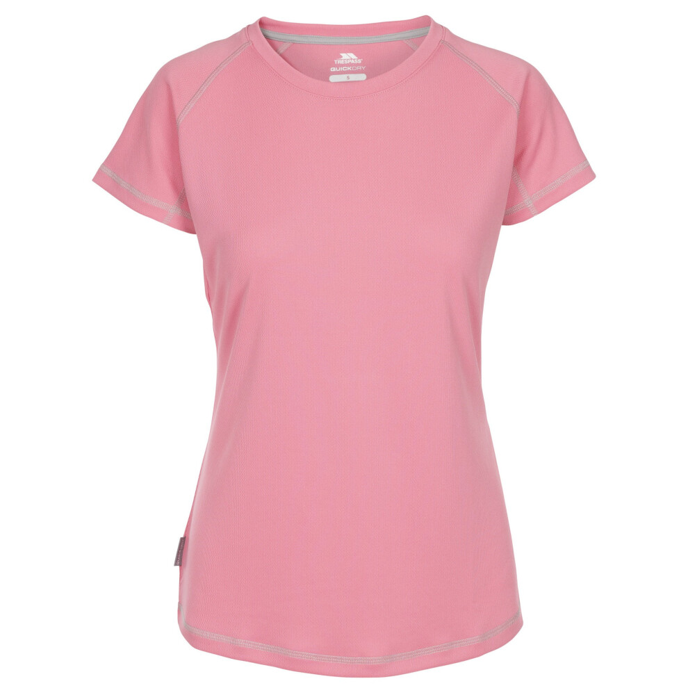 Women's Trespass Womens/Ladies Viktoria Active T-Shirt - Pink - Size: 4