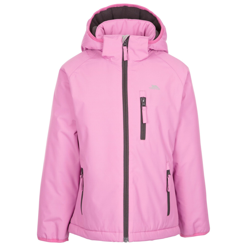 Girl's Trespass Childrens Girls Shasta Waterproof Jacket - Pink - Size: 12 years/11 Years