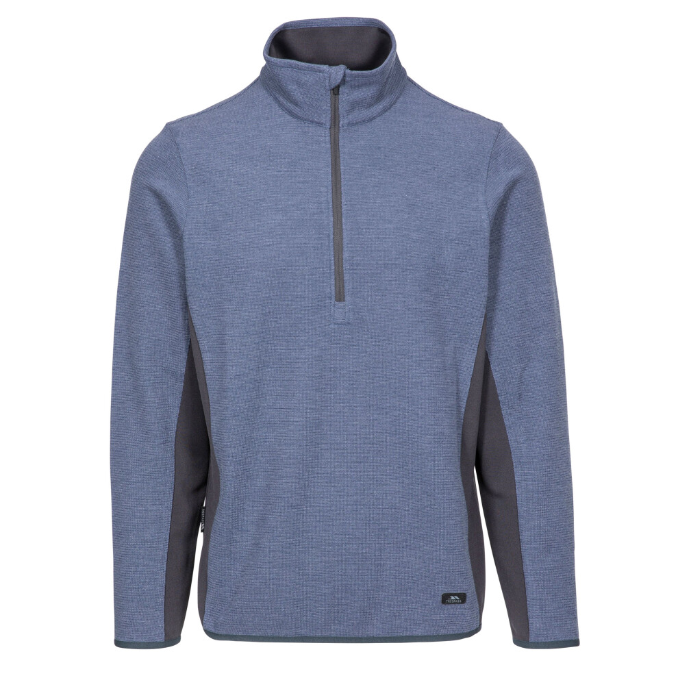 (S, Denim) Trespass Mens Wotterham Knitted Top